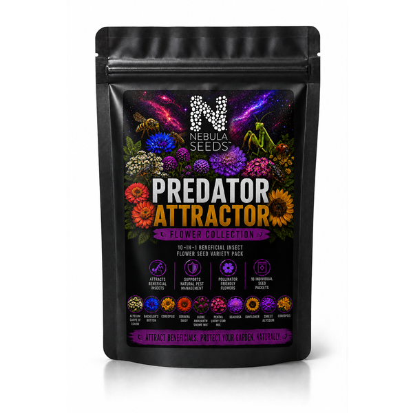 Companion Planting Seeds | 10 Flower Varieties | Predator Attractor