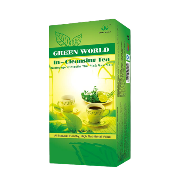 Green World In-Cleansing Tea All Natural High Nutritional Value.