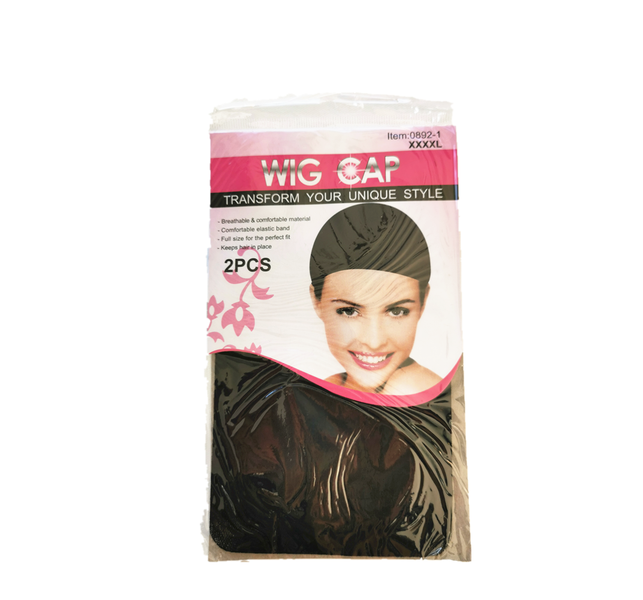 4 x Cap World Wig Cap Liner Cap Bonnet Stocking - 4 Twin Packs