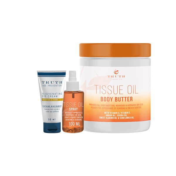 TRUTH Tissue Oil Body Butter &amp; Eye Rejuvenating Cream Pack