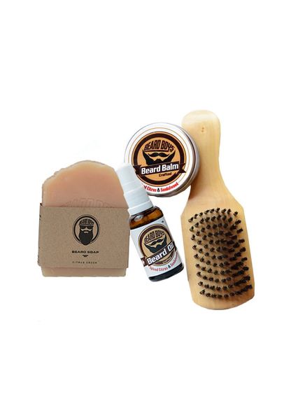 Beard Boys Beard Grooming Startup Kit - Spiced Citrus and Sandalwood