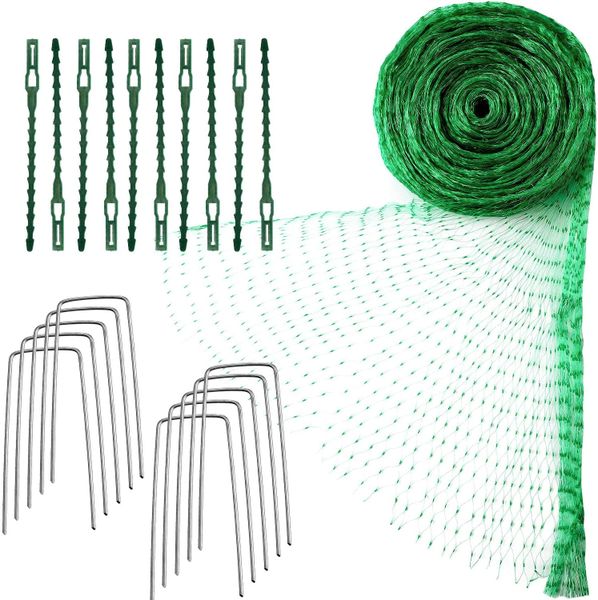 Garden Anti Bird Netting Pest Control For Vegetable Fruit With Nail &amp; Strap