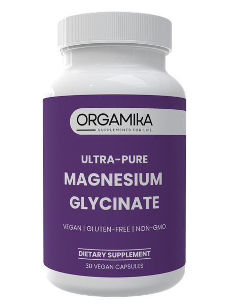 Orgamika Ultra-Pure Magnesium Glycinate | Anxiety, Sleep and Muscle Cramps