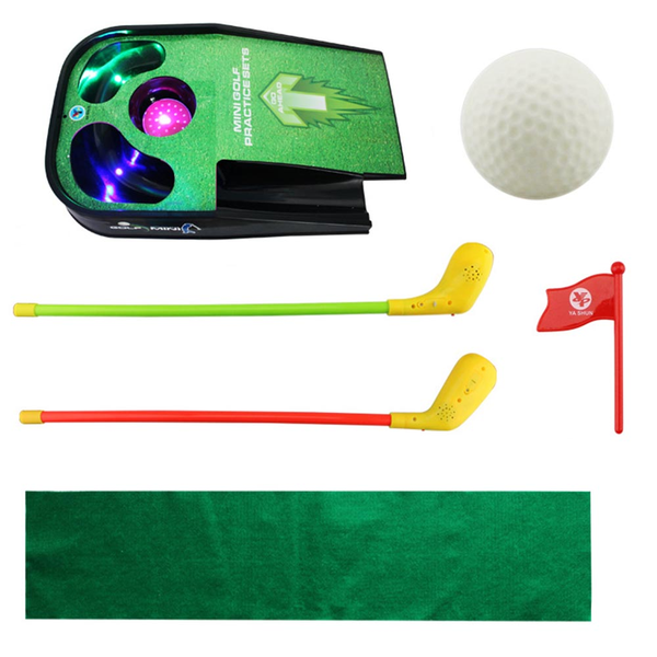 Kids' Mini Golf Training Set Toy with Sound, Lights and Music