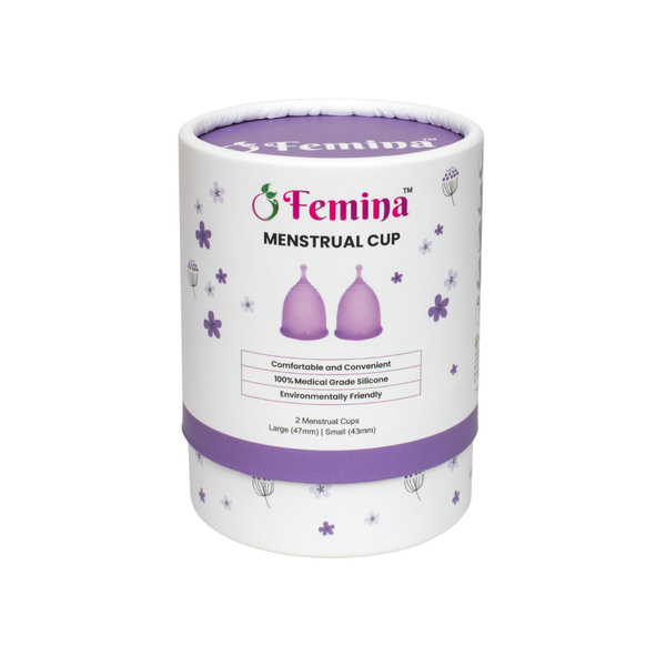 Femina Menstrual Cups – Large &amp; Small Value Pack