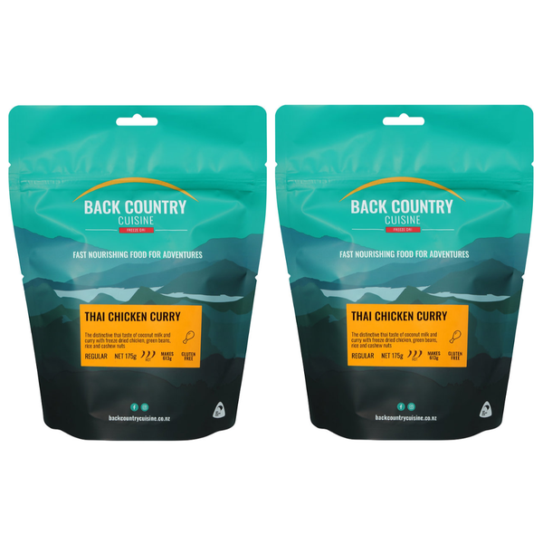 Back Country Cuisine Thai Chicken Curry &amp; Rice 175g x2