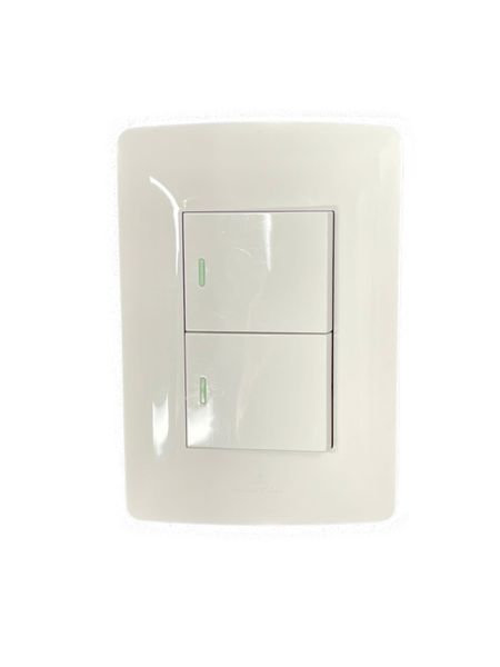 MrUL - Modern 2 Lever 1 Way Light Switch Pack of 5