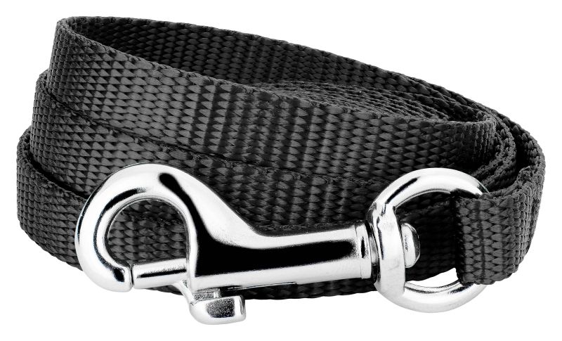 Fixed Durable Nylon Dog Leash - 120cm Black