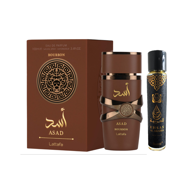 Lattafa - Asad Bourbon EDP 100ml + Surrati Perfume 55ml