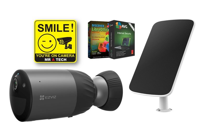 EZVIZ Solar Powered Security Camera Wifi for keep your farm safe &amp; secure