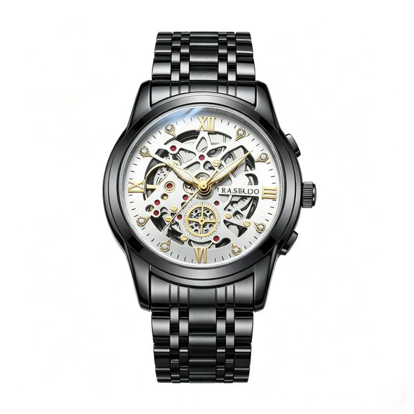 Kasrluo Classic Light Luxury Business-Casual Stainless Steel Watch