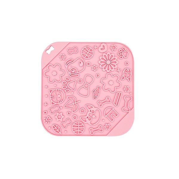 Pet Licking Mat Dog Slow Food Mat Placemat Suction Cup Slow Food Mat