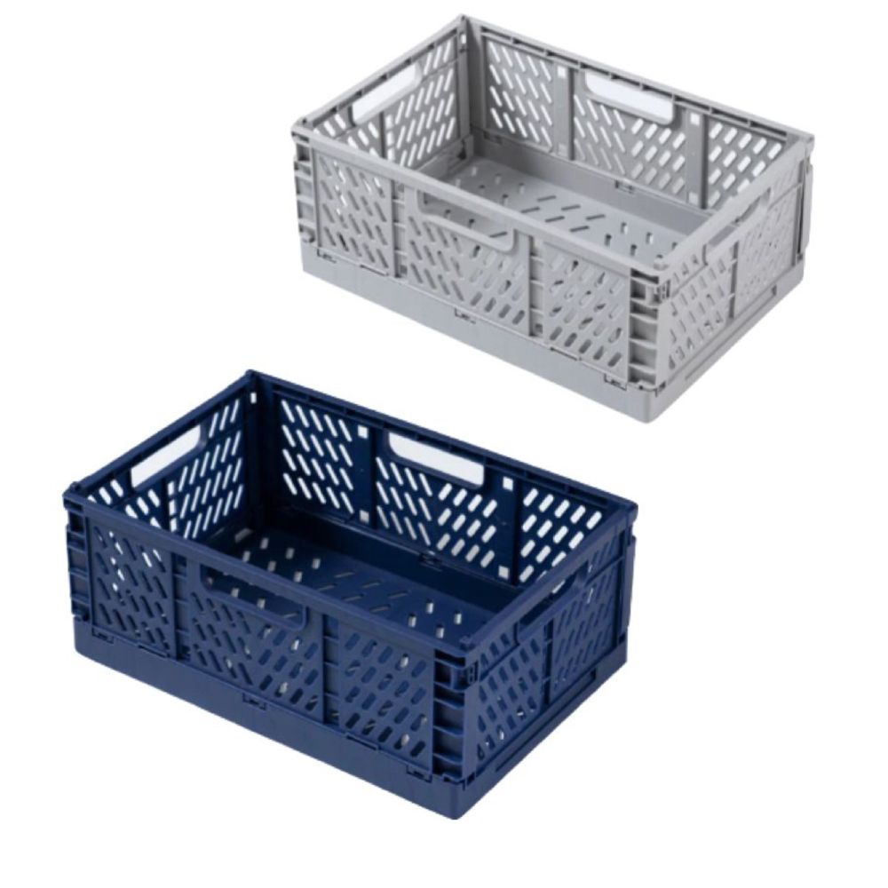 Home Foldable Storage Crates 2 Set 31cm Shop Today. Get it Tomorrow!