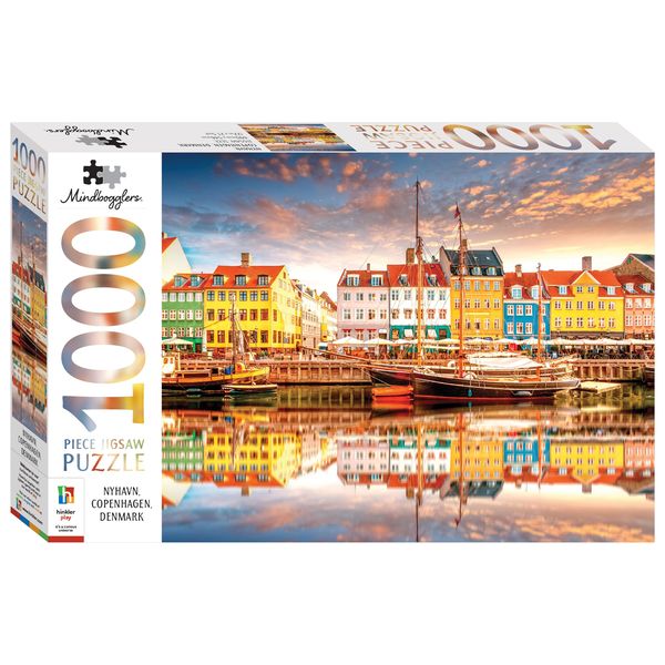Mindbogglers 1000 Piece Jigsaw Nyhavn Copenhagen Denmark