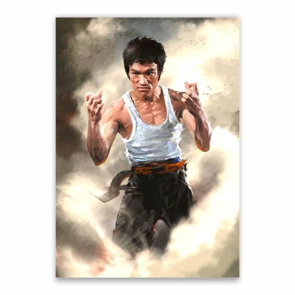Bruce Lee Smoke Poster - A1