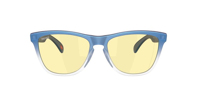 Oakley Men's Frogskins Square Sunglasses - Matt Cyan/Blue/Clear Shift Fade
