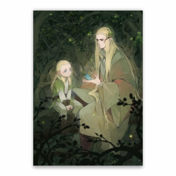 Legolas And Thranduil Poster - A1
