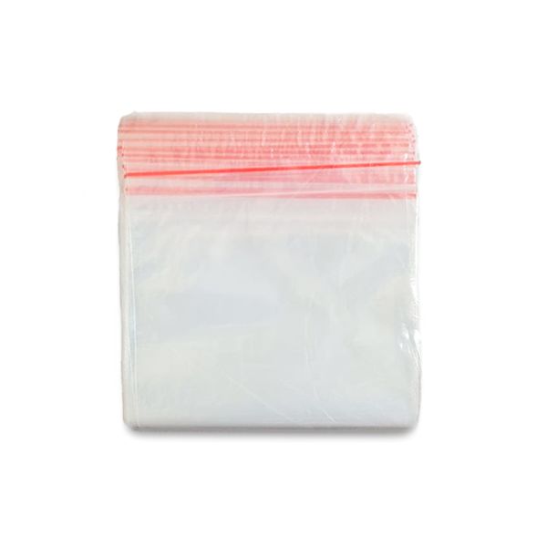Zip Lock Bag, 100 Piece, Size 180 x 320 mm, 40 mic, Transparent