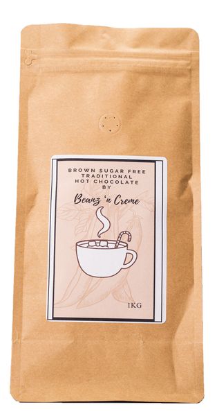 Beanz n Crème Traditional Sugar free Hot Chocolate 1kg