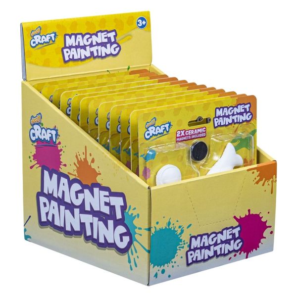 Ooozy Craft Magnet Painting Kit - 12-piece Party Pack for Kids (