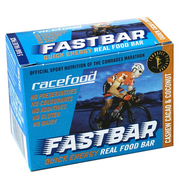 FastBar-Cashew, Cacao &amp; Coconut ( Box of 5 Bars)-110g
