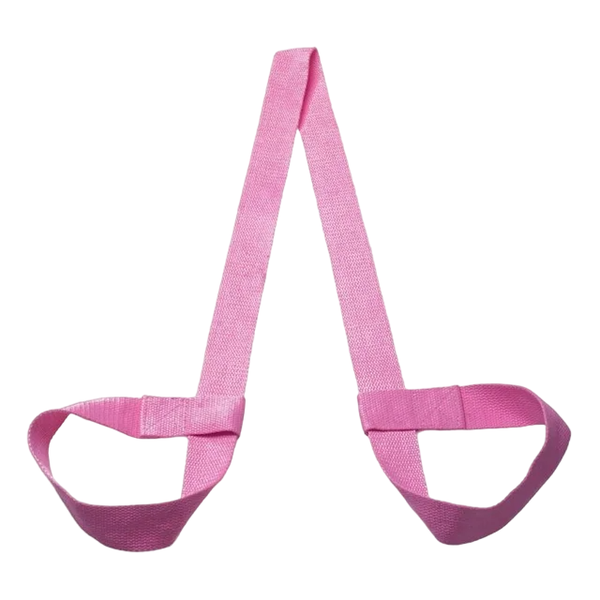 Pink Adjustable Yoga Mat Strap For Yoga Mat And Fitness Without Yoga Mat
