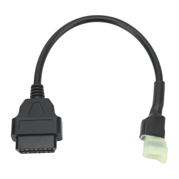 OBD2 16pin to 4pin Diagnostic Adapter OBD Code Scanner K Line for Motorcycles