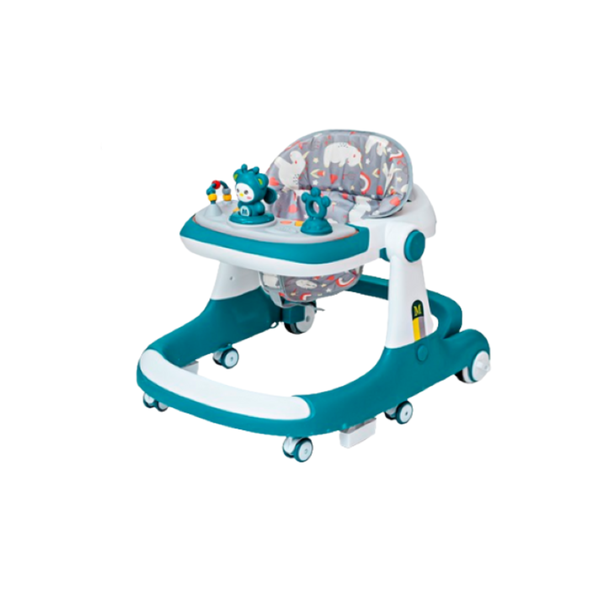 Portable Baby Walker with Wheels - Adjustable and Lightweight