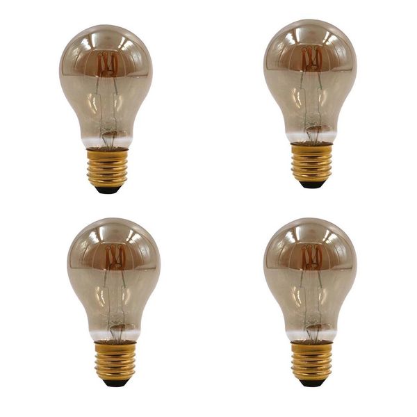 VITO High Quality- Ledisone Vintage Filament Bulb 3.5W- Warm White-E27- Set of 4