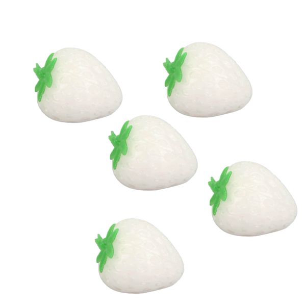 5pcs Color changing in sunlight Squishy Toys, Strawberry Squeeze Toys