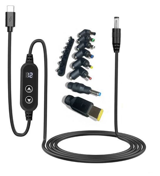 DW Usb C PD 100W To DC Power Cable With 8 Multi Pin