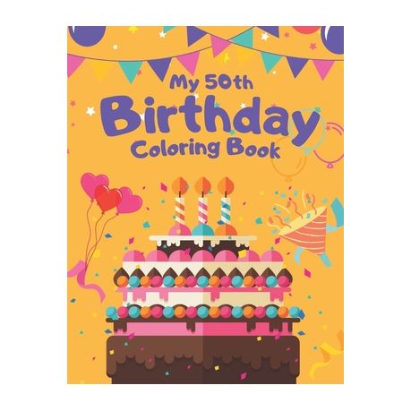 50th birthday coloring pages