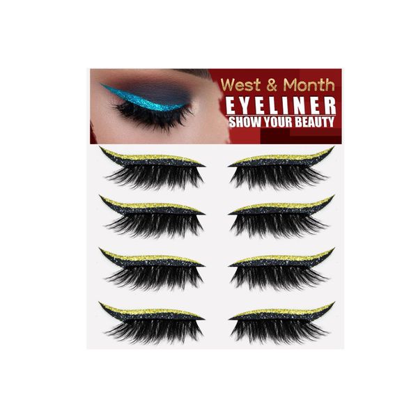 New glitter Eyeshadow False Eyelash Patch