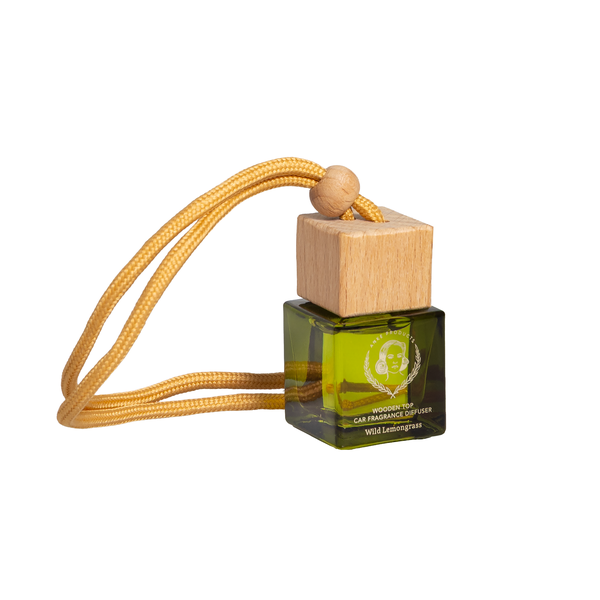 Anke Products Wild Lemongrass Car Fragrance Mini Wooden Diffuser 10ml