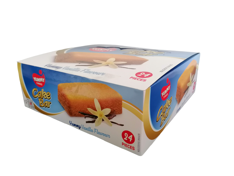 Yummy Cakes Vanilla Flavoured Cake Bar 24's