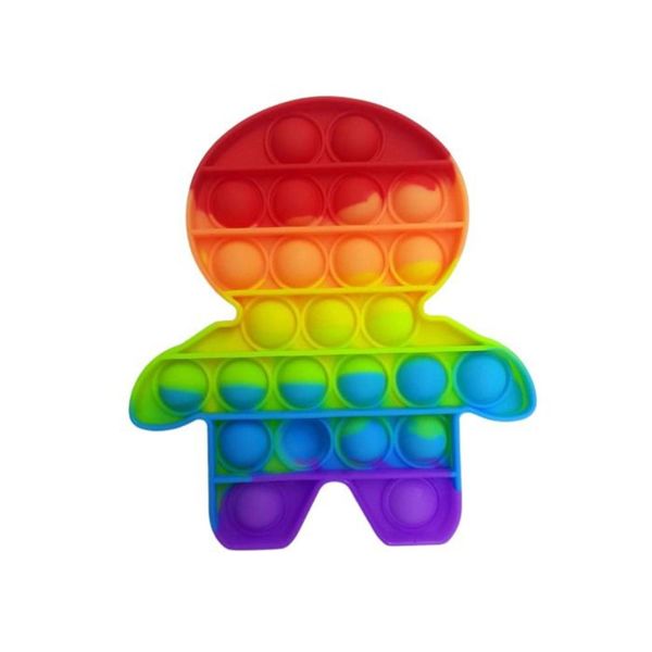 Push Pop Bubble Ginger-Shape Stress Relief Toy