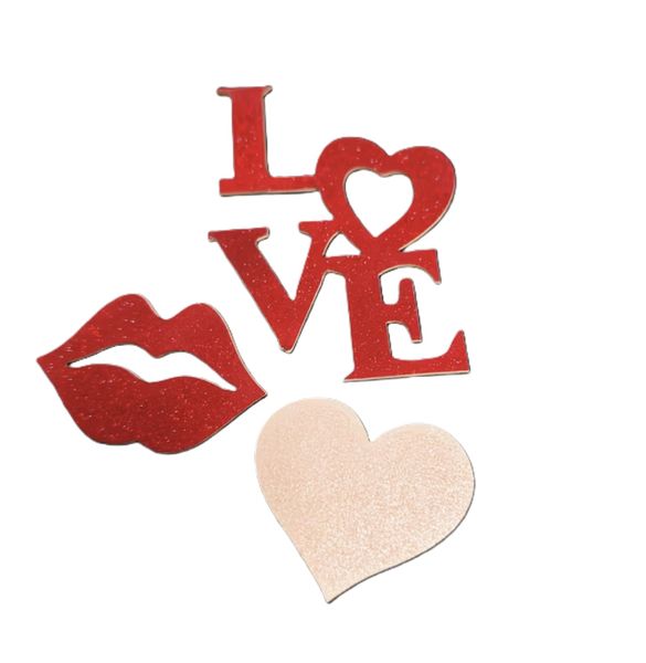 100 Piece Love Valentine's Table scatters
