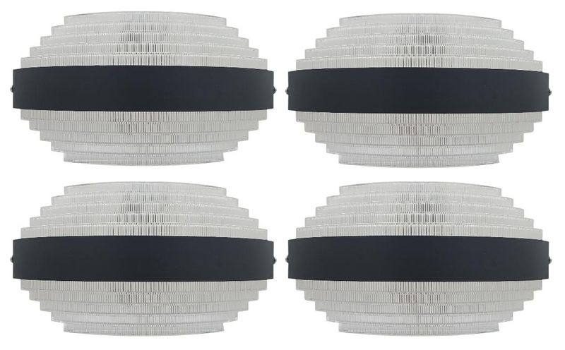 Hello Today Modern Outdoor LED 20W Wall Light IP54 Rating - 4 Pack
