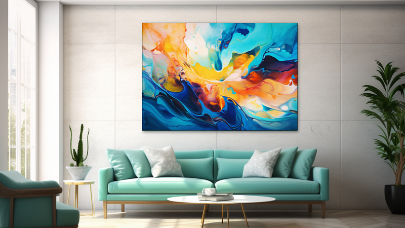 Canvas Wall Art - Mystic Waters Abstract - JT0102