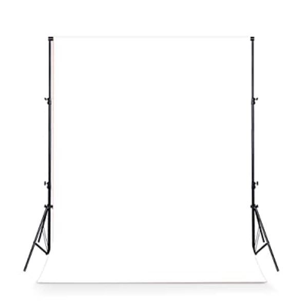 White color 1.6 X 3M / 5 X 10FT Photography Studio Non-woven Backdrop