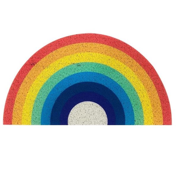 Home Decor Non Slip Outdoor Rainbow Pride Door Mat (80 cm)