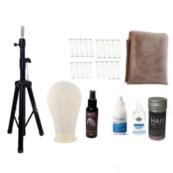 Brazilian Wig Making Full Set with High Quality Tripod Stand+Water Spray