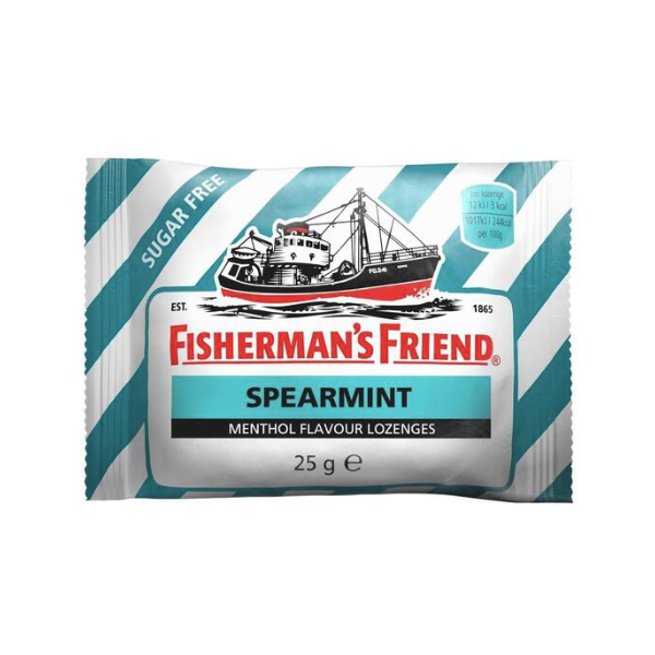 Fisherman's Friend- Spearmint Flavoured Lozenges 12 x 25g