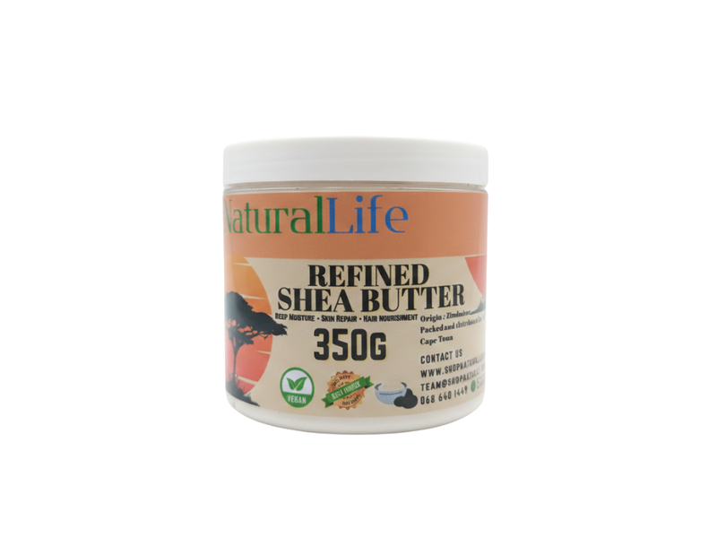 Naturallife Refined Shea Butter - Smooth, Moisturising Butter 350g