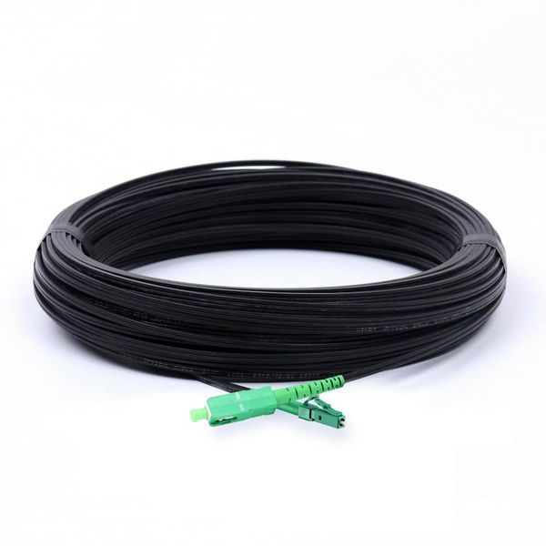FTTH Fiber Patch Cable - LC to SC APC Single Mode Simplex - 10m