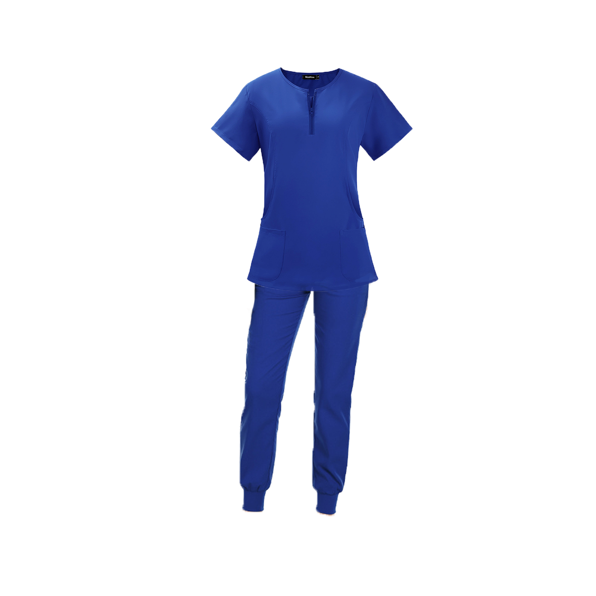 Quick Drying Hospital Nurse Suit Tops Pants Set Women Uniforms Scrubs ...