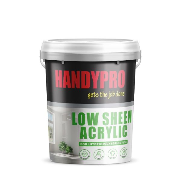 Handyman's HandyPro Low Sheen Acrylic Paint - 5L - White