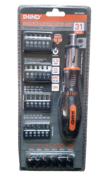 SHiND - 31 Piece Screwdriver Bits Set