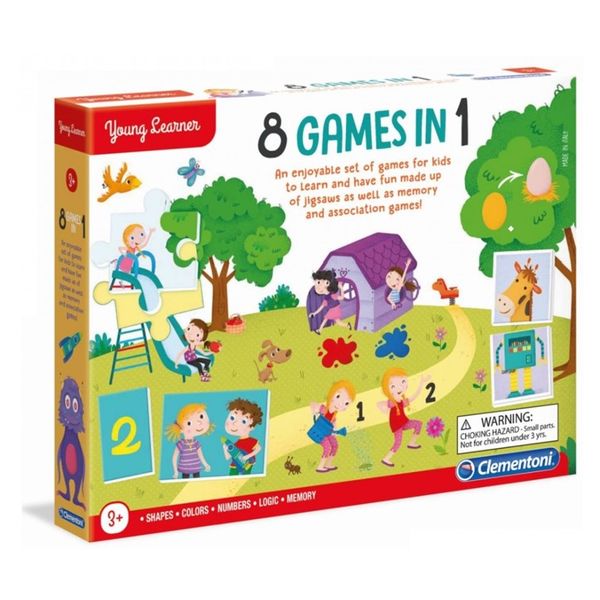 Clementoni 8 Games in 1
