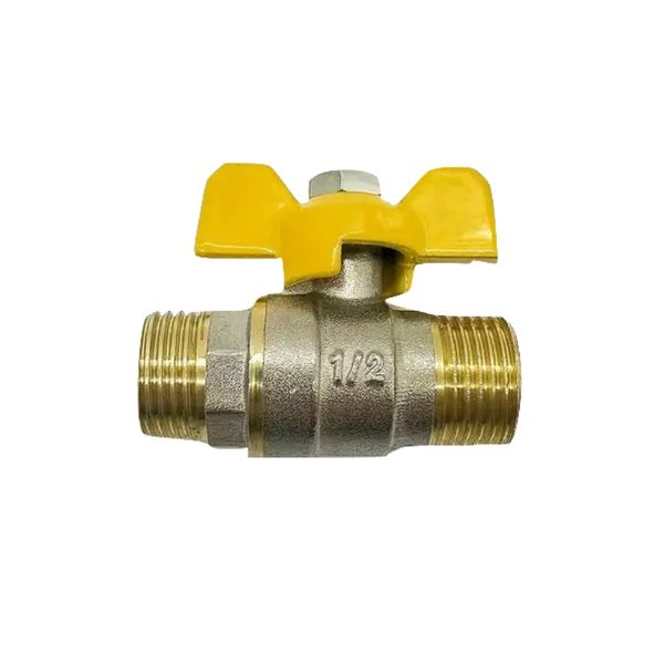 Tool Butterfly 1/2 Ball Valve Dual Internal and External Pipe Fitting (5.6cm)